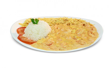 Strogonoff de Camarão